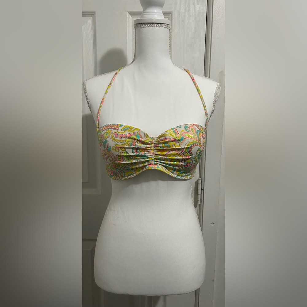 Victoria Secret Paisley Halter Bikini Top